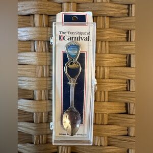 Carnival Fantasy Ship Silver Souvenir Spoon